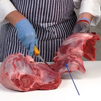 Thick Flank – seam cut - Mini Joints ‘Centre Cut’ Meat Cut Spec Step 3